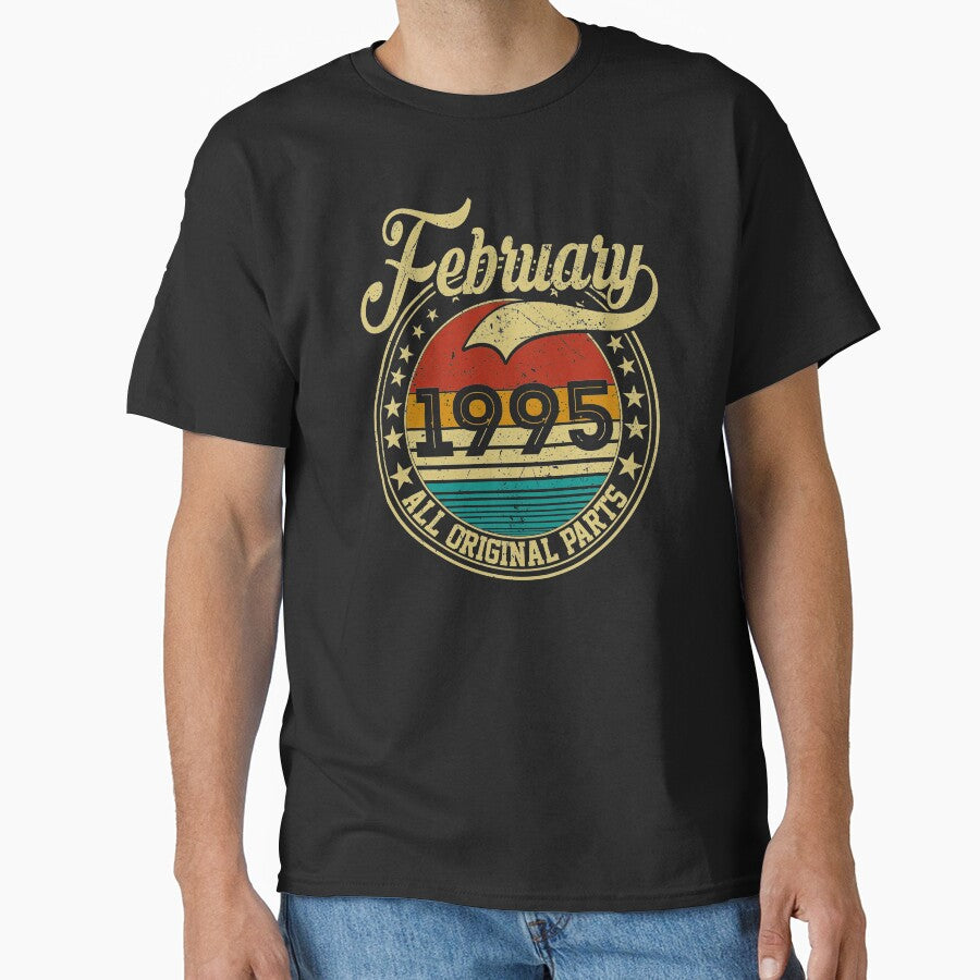 Vintage February 1995 All Original Parts Born in February 1995 26th Birthday Gift 26 Years Old by MN-Shop0123... (Image 1)
