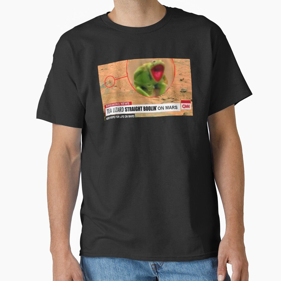 TEA LIZARD STRAIGHT BOOLIN by meme-stuff T-Shirts, Hoodie, Sweatshirt | BlankRebels.com (Image 1)