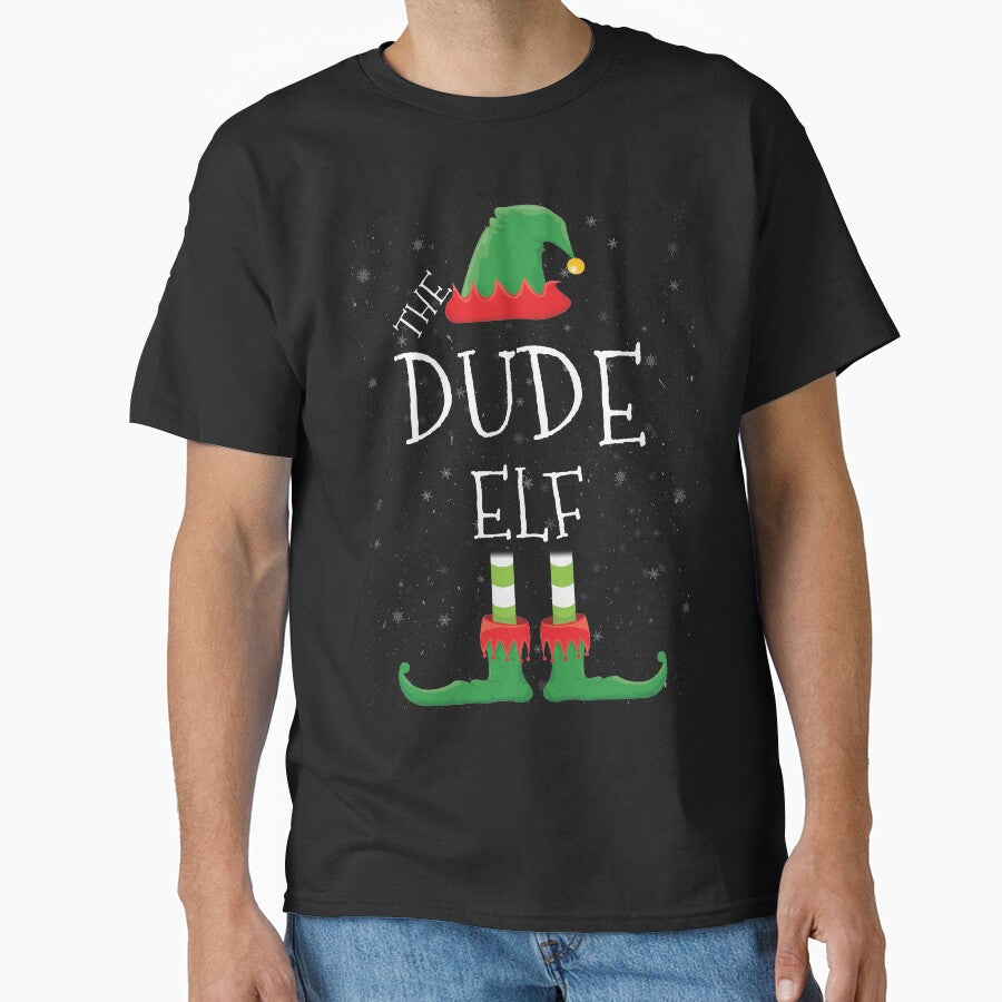 Dude Elf Family Matching Christmas Group Funny Gift by DavisHasari T-Shirts, Hoodie, Sweatshirt | BlankRebels.com (Image 1)