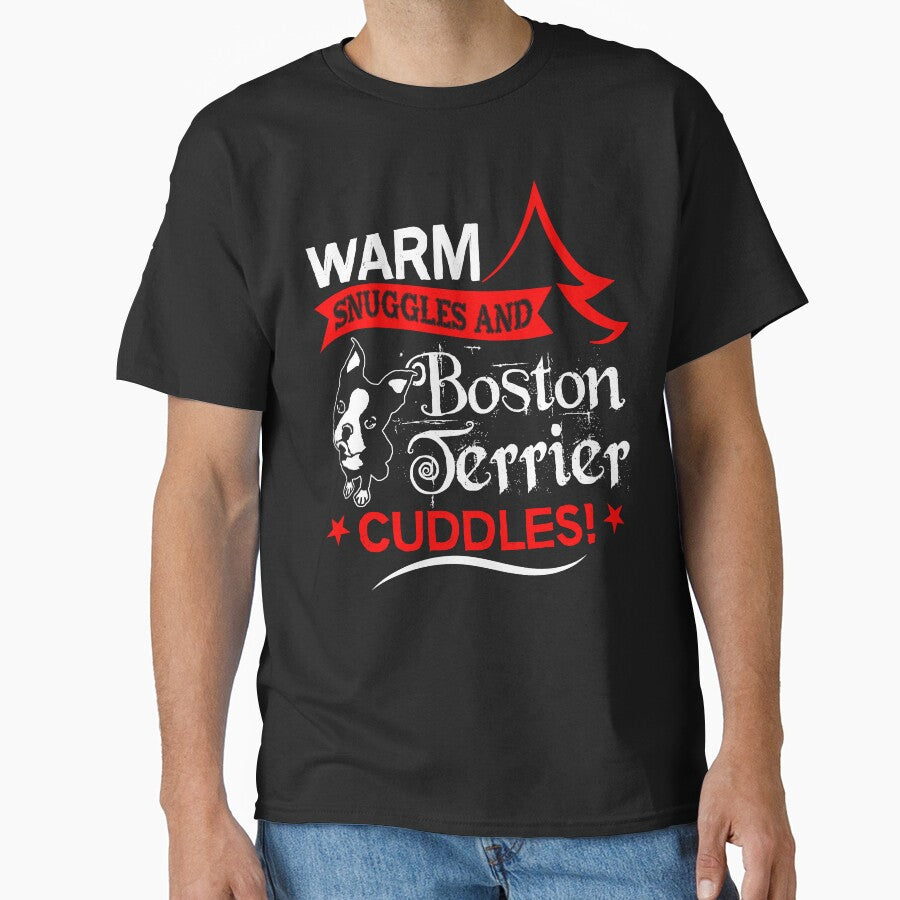 Christmas - Boston Terrier Christmas by UnknownArtistt T-Shirts, Hoodie, Sweatshirt | BlankRebels.com (Image 1)