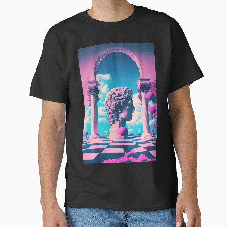 Dreams of Antique Grandeur: A Vaporwave Exploration of Beauty by Mullet Monkey T-Shirts, Hoodie, Sweatshirt (Image 1)