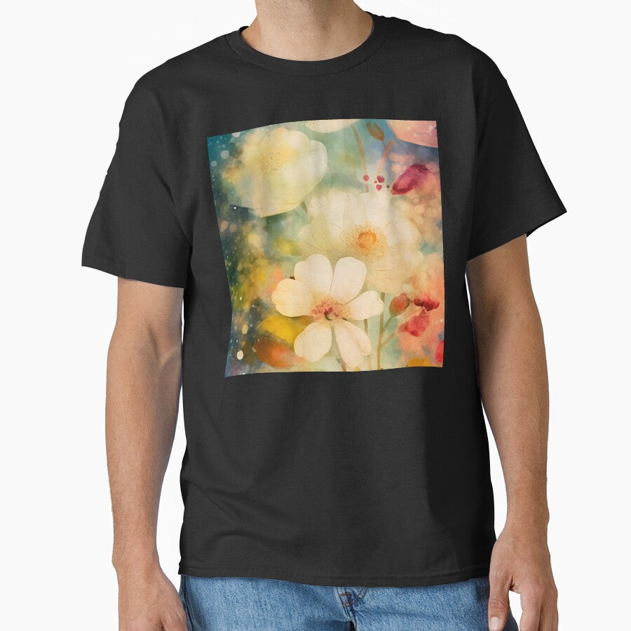 Floral Pastel Abstract Art With A Blurred Aesthetic by DEC02 T-Shirts, Hoodie, Sweatshirt | BlankRebels.com (Image 1)
