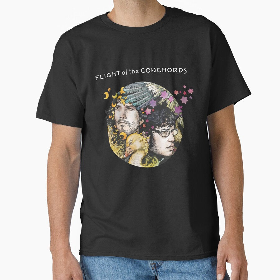 Feel Inside Flight of the Conchords darby Halloween band Christmas Music Essential by FlighuConchords T-Shirts,... (Image 1)