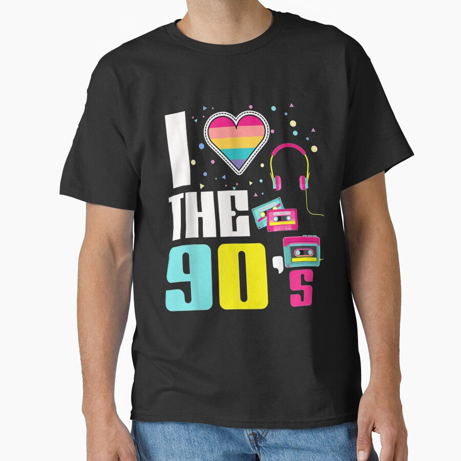 I Heart The Nineties 90's Retro Cassette Tape Sunglasses by zpruby T-Shirts, Hoodie, Sweatshirt | BlankRebels.com (Image 1)