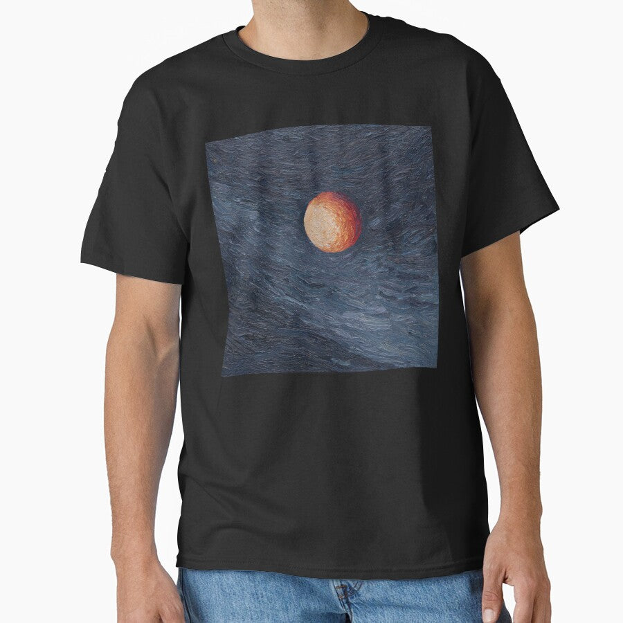 Planet Mercury | Post-impressionist painting style by ComicsFactory T-Shirts, Hoodie, Sweatshirt | BlankRebels.com (Image 1)