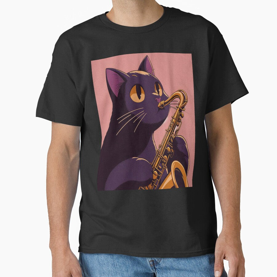 Cat saxophone by Creativnani