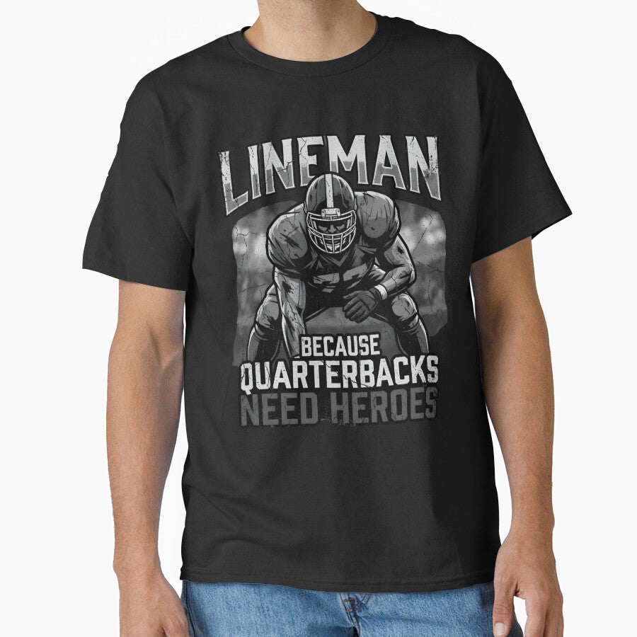 football linemen quarterbacks for Dad & Football Lovers by D-Signa T-Shirts, Hoodie, Sweatshirt | BlankRebels.com (Image 1)