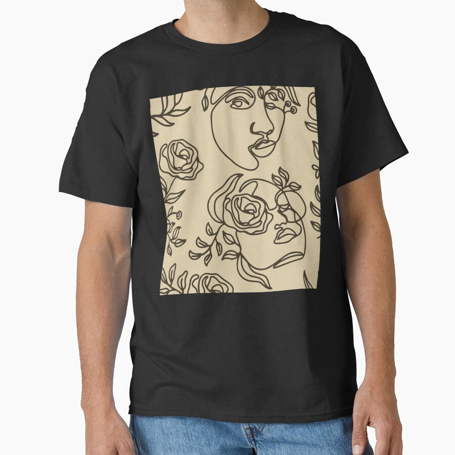 Flower Face by zaher97 T-Shirts, Hoodie, Sweatshirt | BlankRebels.com (Image 1)