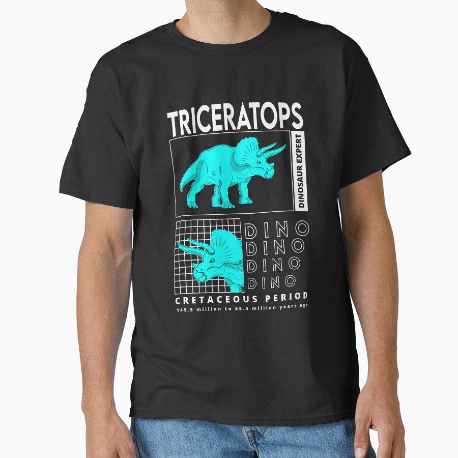 Triceratops Blue by Pahlaz T-Shirts, Hoodie, Sweatshirt | BlankRebels.com (Image 1)