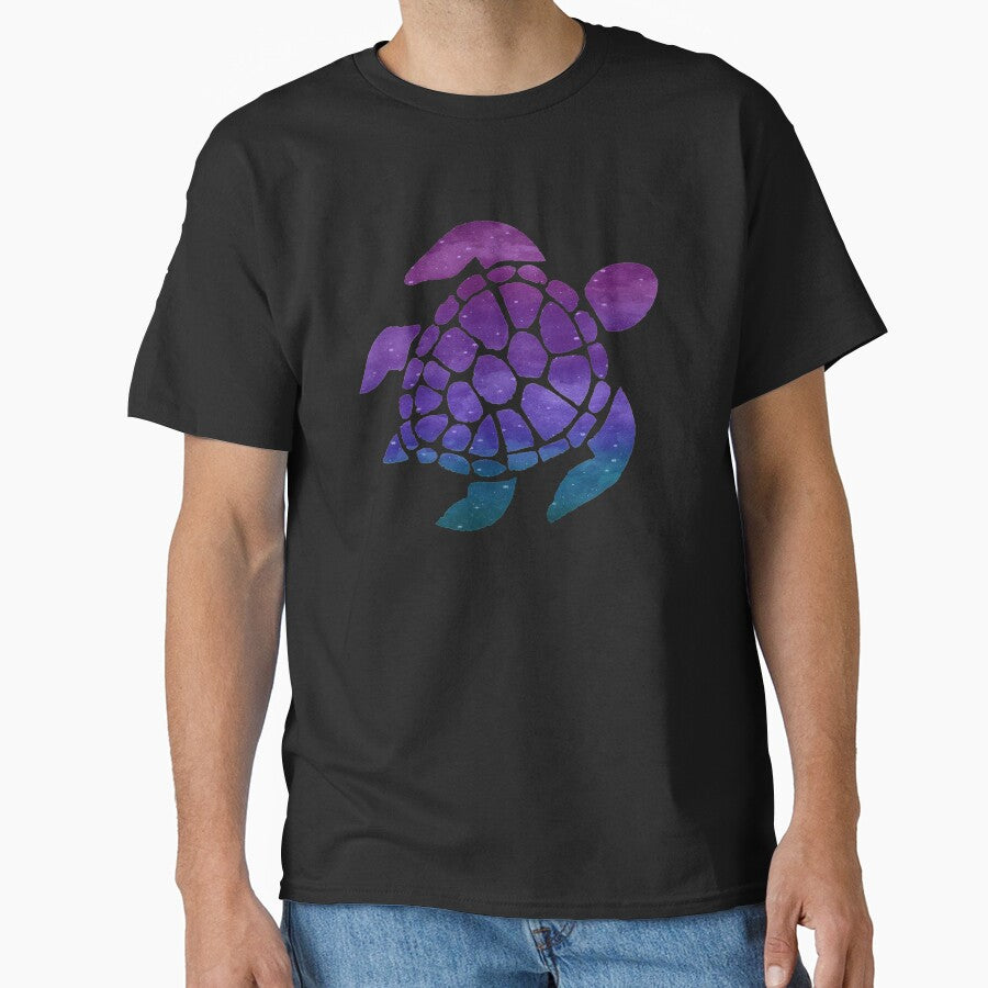 Blue Purple Teal Galaxy Turtle by Felicity-K T-Shirts, Hoodie, Sweatshirt | BlankRebels.com (Image 1)