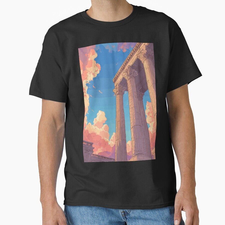 Grand Neoclassical Stately Columns Light Academia by bapupa T-Shirts, Hoodie, Sweatshirt | BlankRebels.com (Image 1)