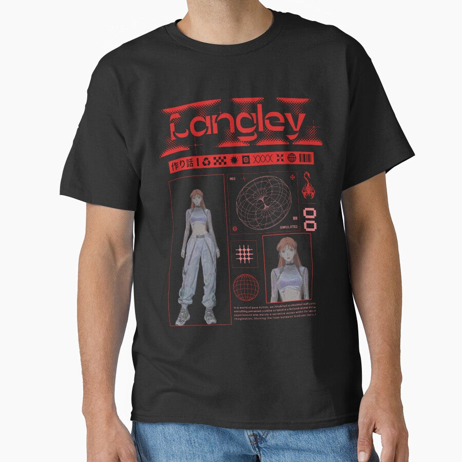 Asuka Langley Neon Genesis Evangelion Y2K by VoidGarden T-Shirts, Hoodie, Sweatshirt | BlankRebels.com (Image 1)