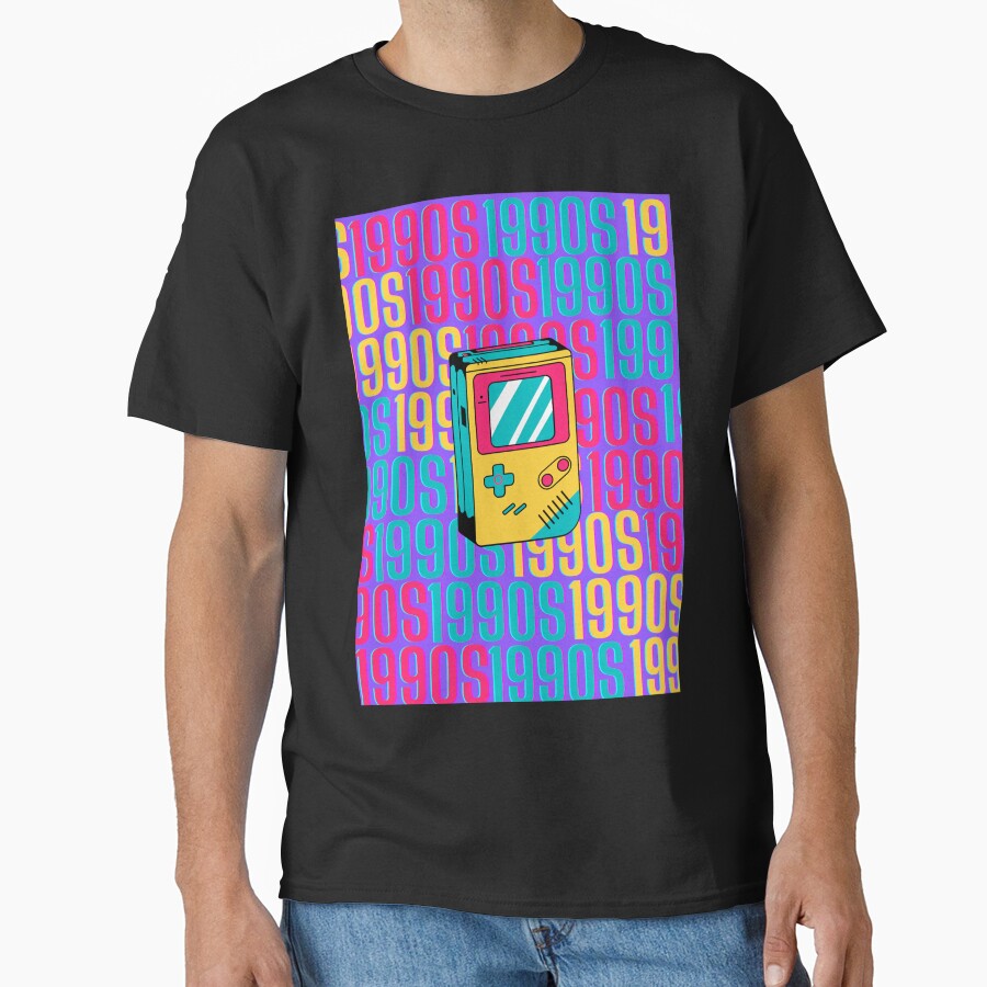 1990s retro design 19 - Purple Background by PunjabanJatti T-Shirts, Hoodie, Sweatshirt | BlankRebels.com (Image 1)