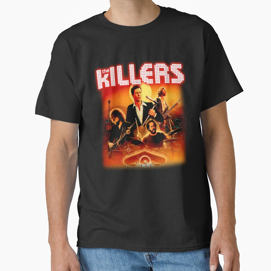 The Killers Sunset Theme Rock Band by kloster2000 T-Shirts, Hoodie, Sweatshirt | BlankRebels.com (Image 1)