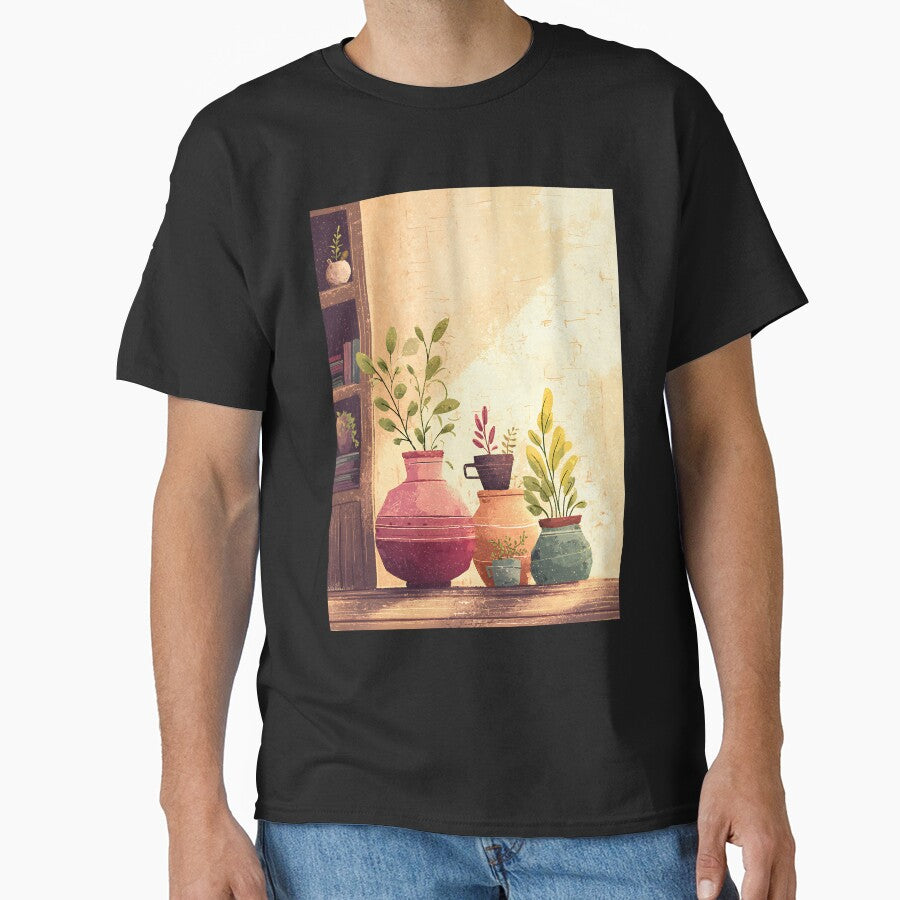 Handmade Cottagecore Ceramic Pots Art by bapupa T-Shirts, Hoodie, Sweatshirt | BlankRebels.com (Image 1)