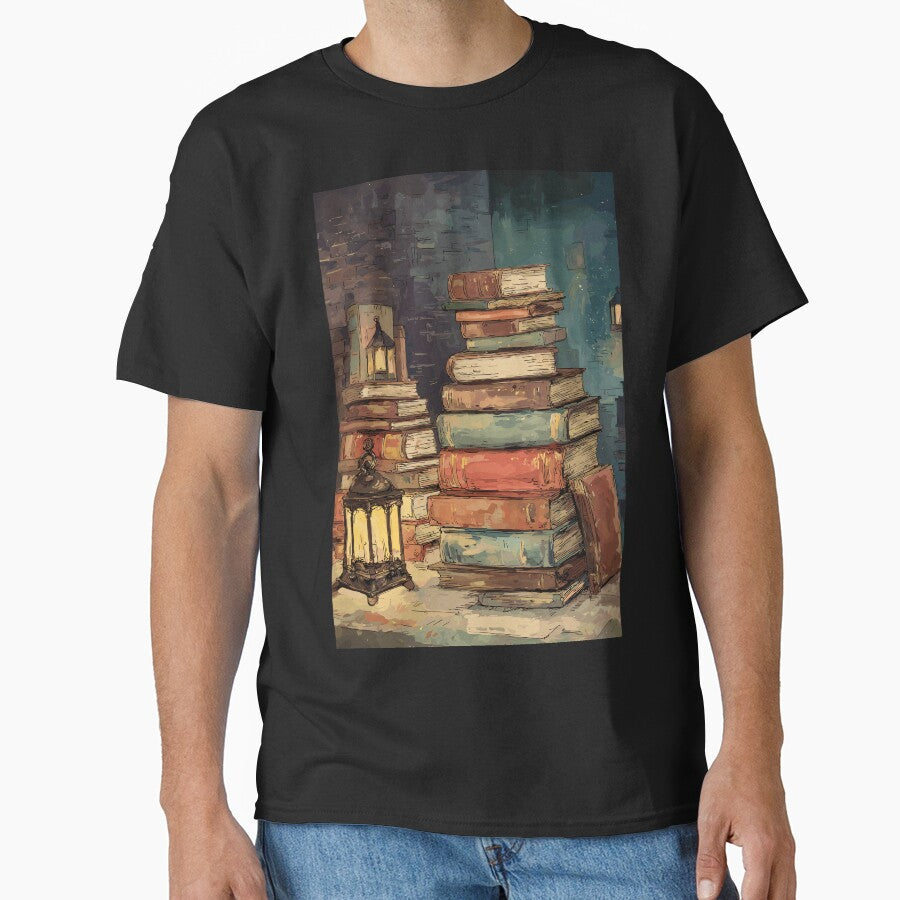 Vintage Library Old Tomes Light Academia by bapupa T-Shirts, Hoodie, Sweatshirt | BlankRebels.com (Image 1)