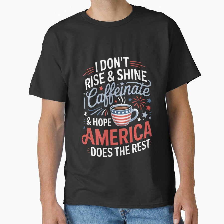 4th Of July Coffee For Women Funny America by clothesy7 T-Shirts, Hoodie, Sweatshirt | BlankRebels.com (Image 1)
