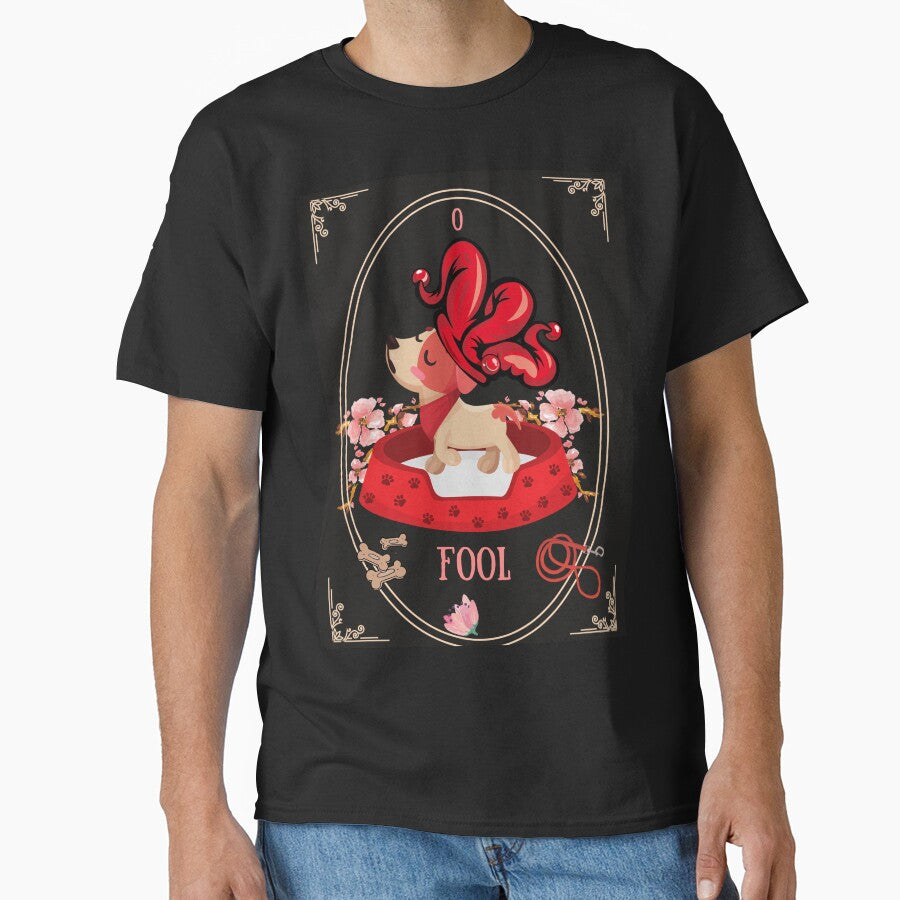 The Fool Tarot Pup by LoudLizzy T-Shirts, Hoodie, Sweatshirt | BlankRebels.com (Image 1)