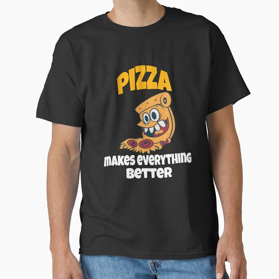 Pizza Lover Pizza Makes Everything Better by fantasticdesign T-Shirts, Hoodie, Sweatshirt | BlankRebels.com (Image 1)