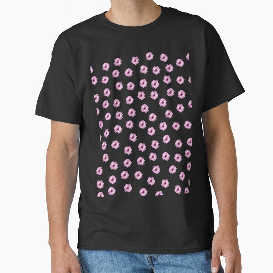 Purple Daisies Floral Illustration Pattern. by PlantKind T-Shirts, Hoodie, Sweatshirt | BlankRebels.com (Image 1)