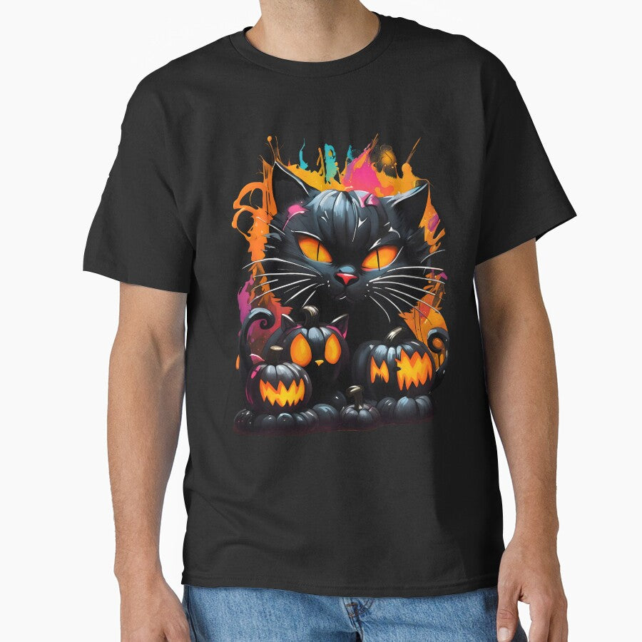 Miaowlloween by HofTao T-Shirts, Hoodie, Sweatshirt | BlankRebels.com (Image 1)