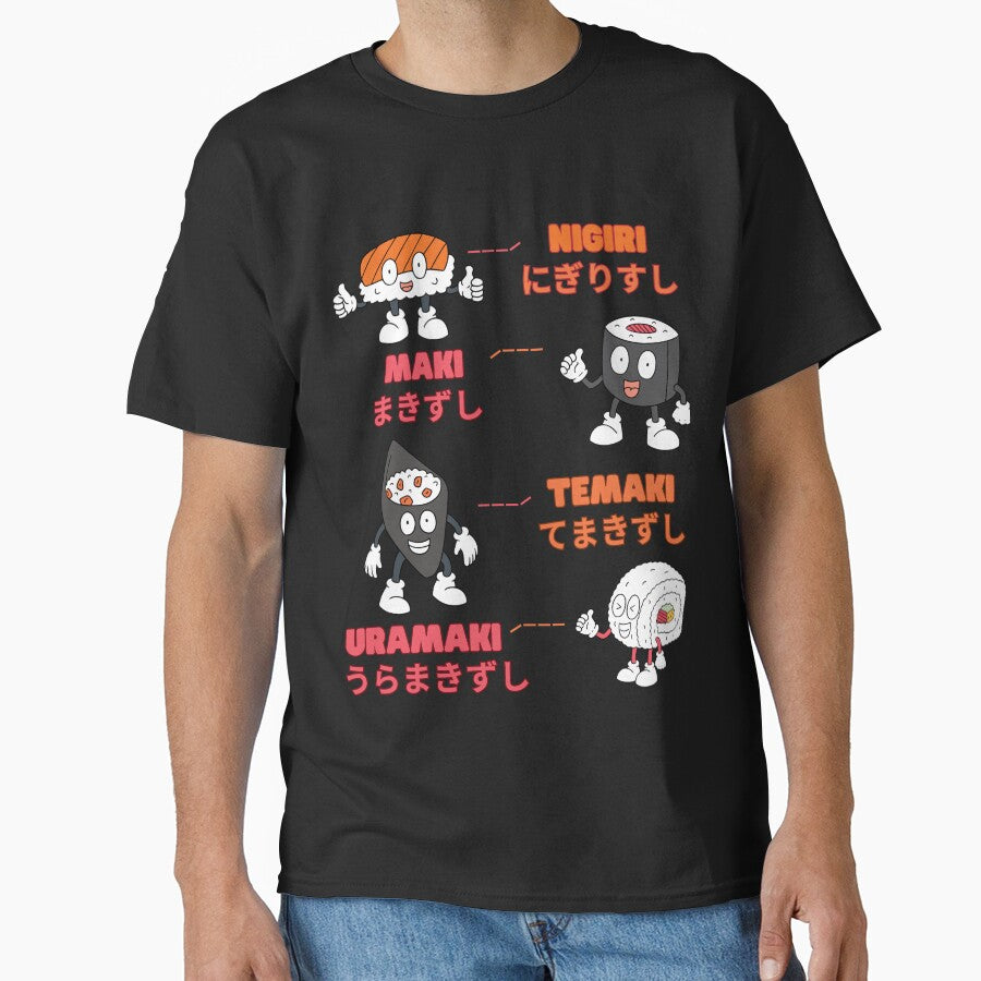 Types of sushi by MorningTeeNmore T-Shirts, Hoodie, Sweatshirt | BlankRebels.com (Image 1)