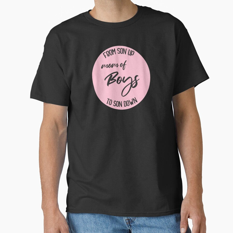 mom of boys from son up to son down by GoranDesign T-Shirts, Hoodie, Sweatshirt | BlankRebels.com (Image 1)