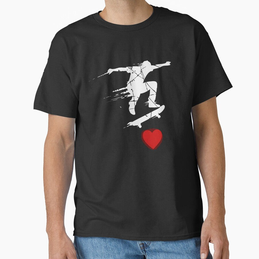 Skateboard Heart by Munich84 T-Shirts, Hoodie, Sweatshirt | BlankRebels.com (Image 1)