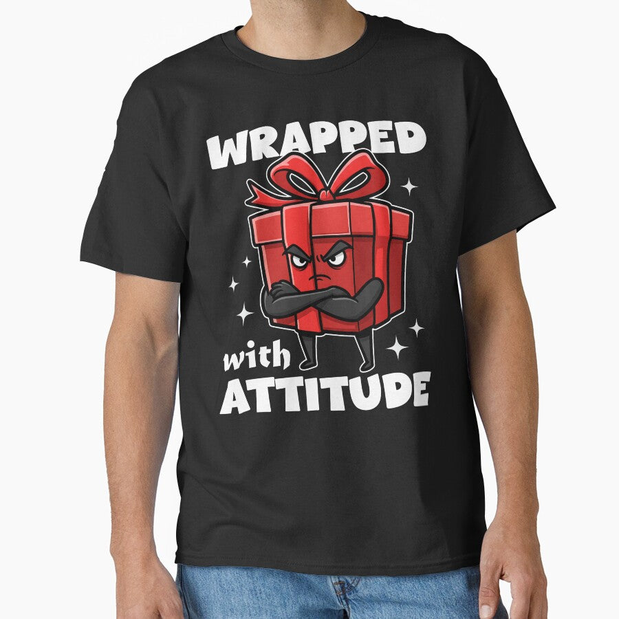 WRAPPED WITH ATTITUDE - BIRTHDAY GIFT by KEF Custom T-Shirts, Hoodie, Sweatshirt | BlankRebels.com (Image 1)