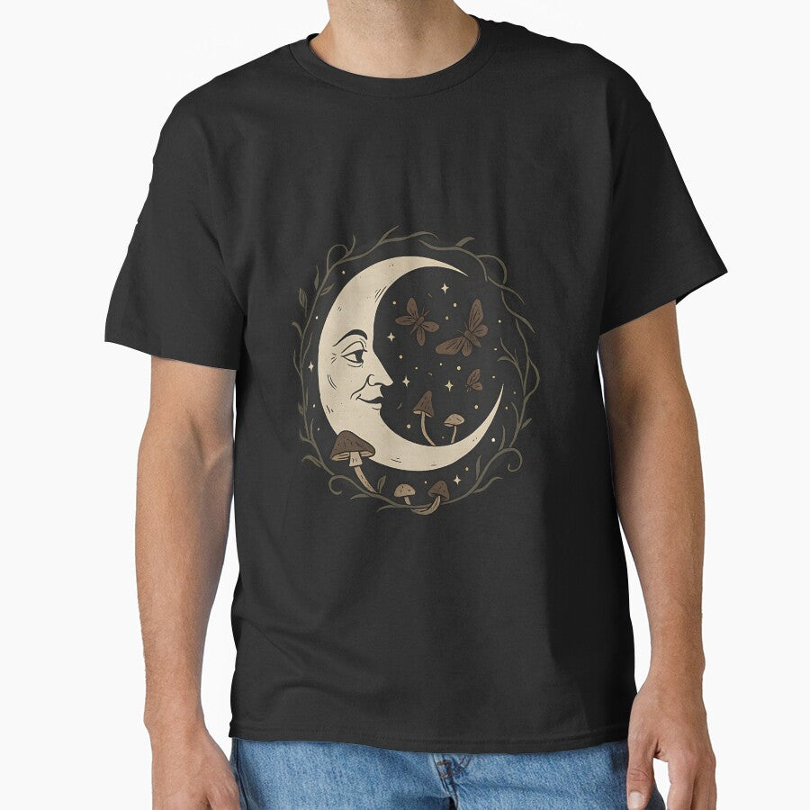 Crescent Moon – Mystical Night by ReleirPanne T-Shirts, Hoodie, Sweatshirt | BlankRebels.com (Image 1)