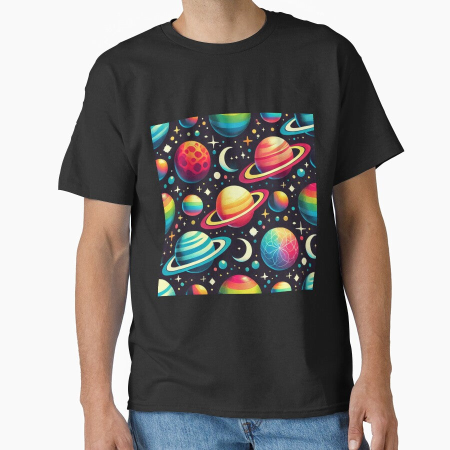Cool Space Pattern by Planetporridge T-Shirts, Hoodie, Sweatshirt | BlankRebels.com (Image 1)
