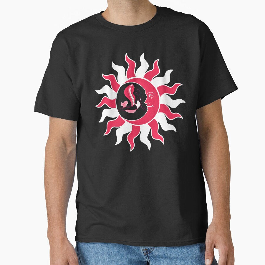 Snake Yoga Pose With Moon And Sun by TeesFashion T-Shirts, Hoodie, Sweatshirt | BlankRebels.com (Image 1)