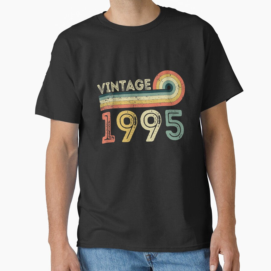Vintage 1995 26th Birthday - Born in 1995 by meedTee T-Shirts, Hoodie, Sweatshirt | BlankRebels.com (Image 1)