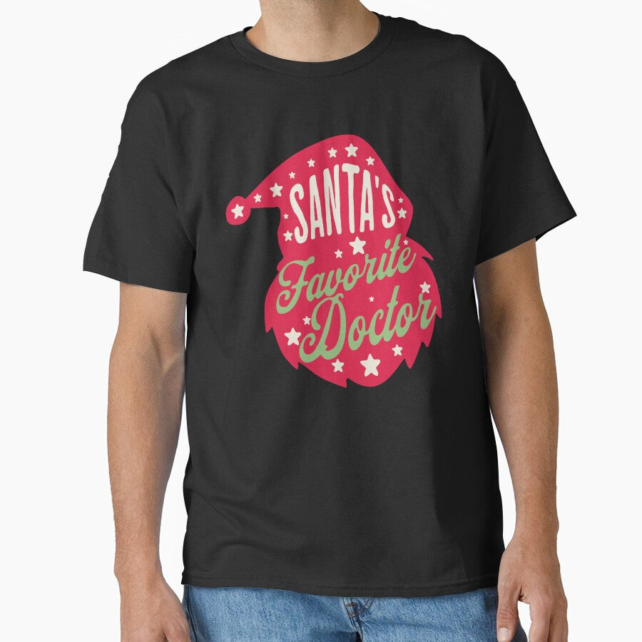 Santa’s favourite doctor - Christmas present by Zandalus T-Shirts, Hoodie, Sweatshirt | BlankRebels.com (Image 1)