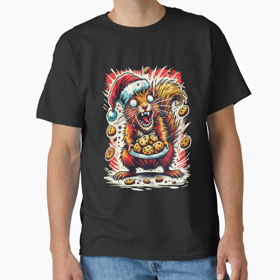 Christmas Stress Funny Mama Squirrel by LuminOrb T-Shirts, Hoodie, Sweatshirt | BlankRebels.com (Image 1)