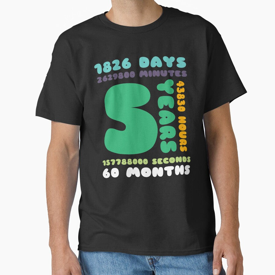5 Years Birthday Gift Girl Boy Party by MooonTees T-Shirts, Hoodie, Sweatshirt | BlankRebels.com (Image 1)