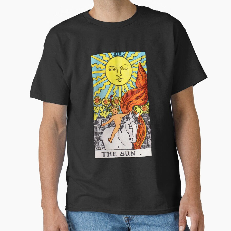 The Sun Tarot Card |  Rider Waite Smith tarot by TeeARTHY T-Shirts, Hoodie, Sweatshirt | BlankRebels.com (Image 1)