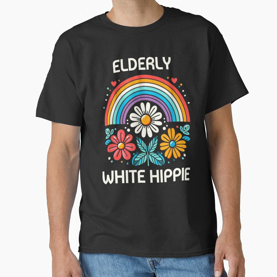 Elderly White Hippie by cloudline-scb T-Shirts, Hoodie, Sweatshirt | BlankRebels.com (Image 1)