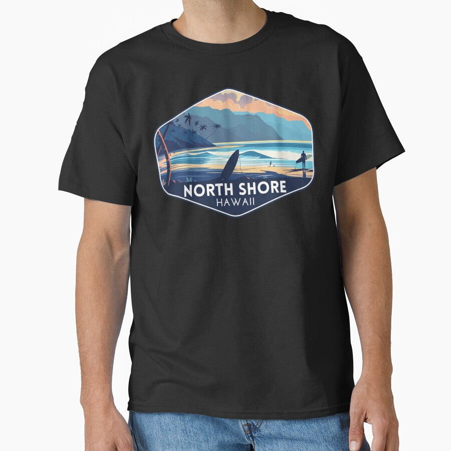 North Shore Hawaii Travel Art T-Shirts, Hoodie, Sweatshirt