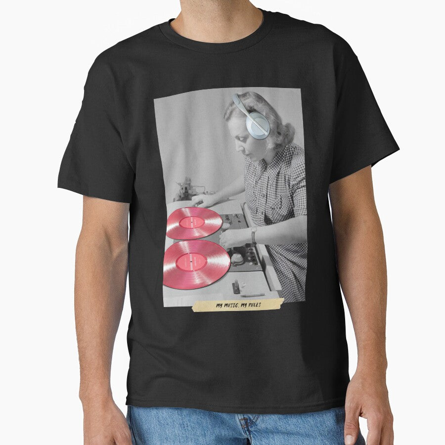 My Music, My Rules Housewife DJ by PayoutStream T-Shirts, Hoodie, Sweatshirt | BlankRebels.com (Image 1)