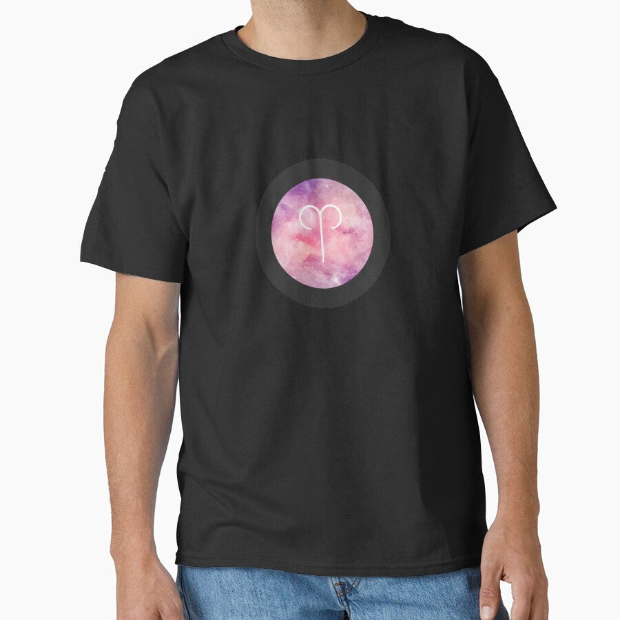 Aries Watercolor Zodiac dark Horoscope Star Sign Gift by Hyper-Field T-Shirts, Hoodie, Sweatshirt | BlankRebels.com (Image 1)