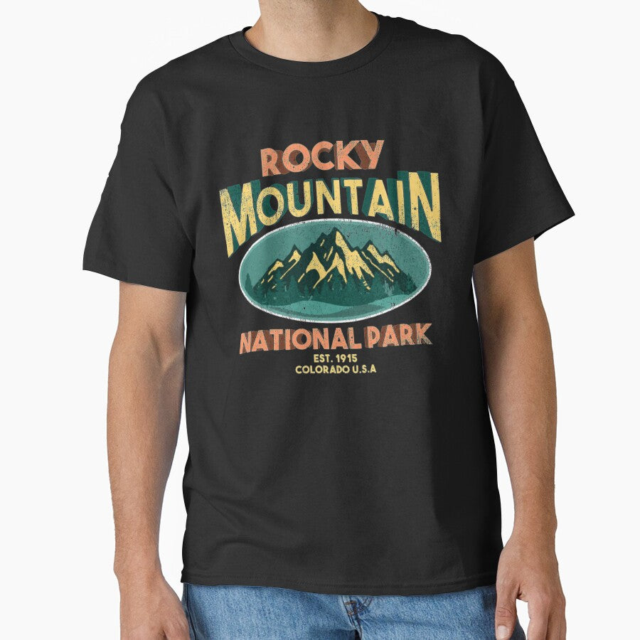 Rocky Mountain National Park Colorado 1915 Hiking Shirt by Clavitaps Hoodie, Sweatshirt | BlankRebels.com (Image 1)