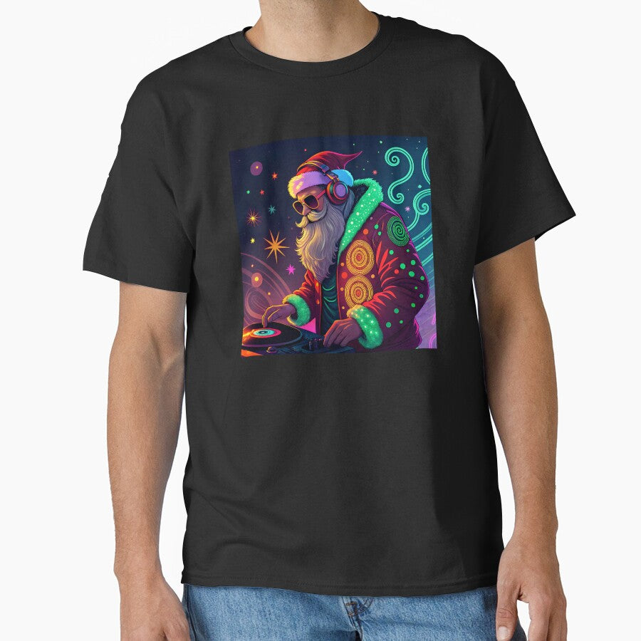 DJ Santa by AhArtMe T-Shirts, Hoodie, Sweatshirt | BlankRebels.com (Image 1)