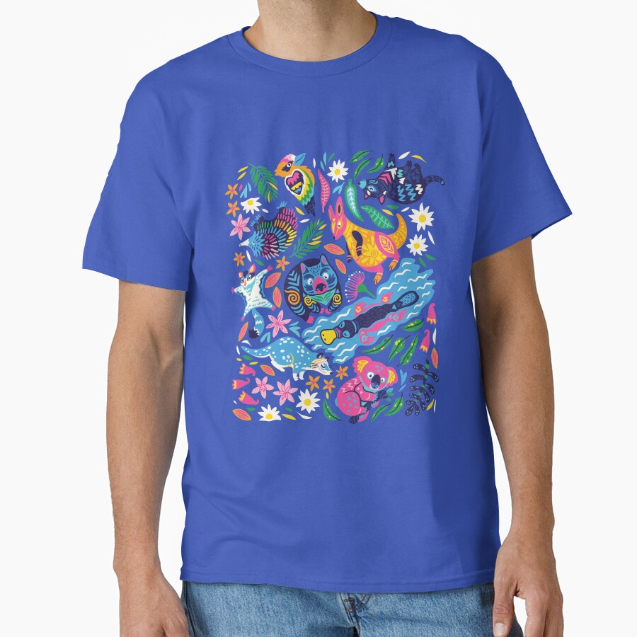 Decorative Australian animals by PenguinHouse T-Shirts, Hoodie, Sweatshirt | BlankRebels.com (Image 1)
