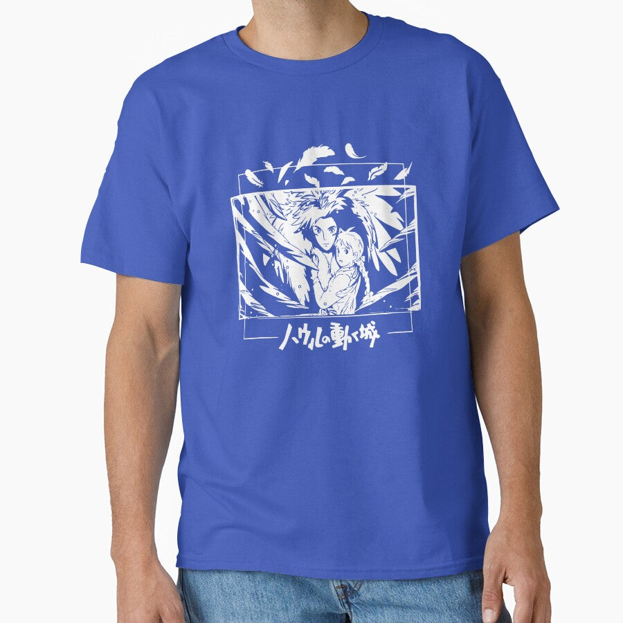 Howl & Sophie White on Colour by reclacitrantee T-Shirts, Hoodie, Sweatshirt | BlankRebels.com (Image 1)