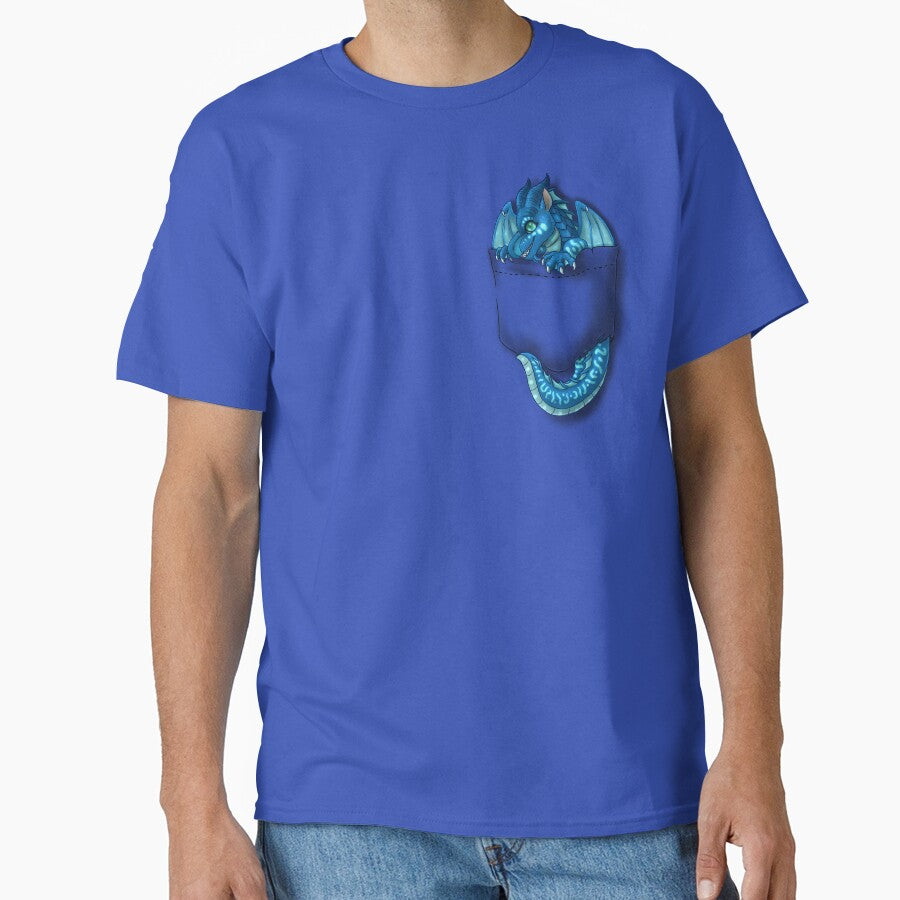 Wings of Fire - Pocket Tsunami Dragon by Biohazardia T-Shirts, Hoodie, Sweatshirt | BlankRebels.com (Image 1)