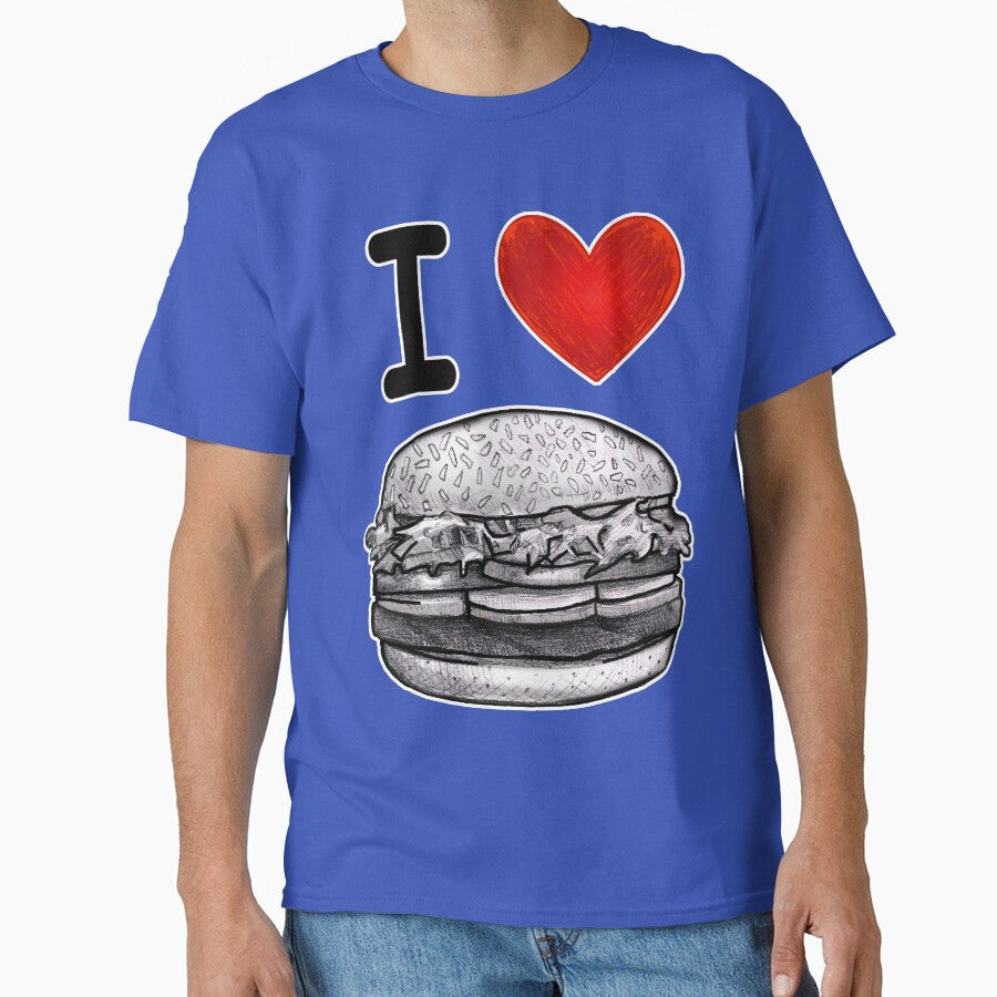 I LOVE BIG BURGERS by Travis Scotti T-Shirts, Hoodie, Sweatshirt | BlankRebels.com (Image 1)