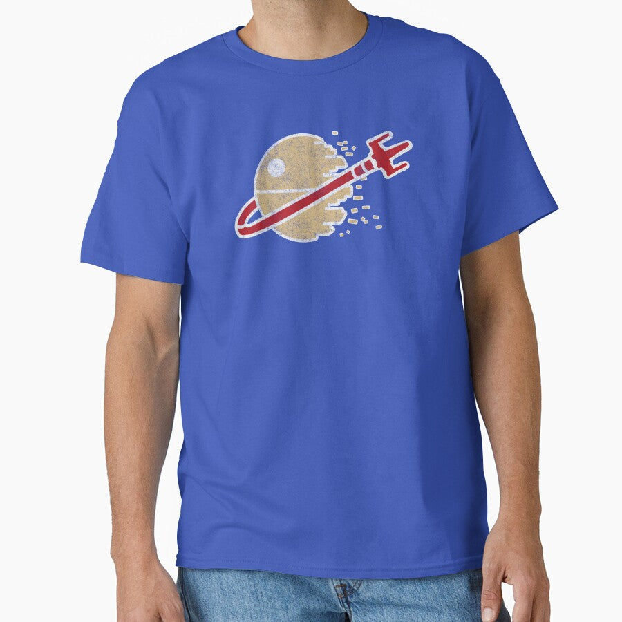Classic Space Scene {distressed} by G0tees T-Shirts, Hoodie, Sweatshirt | BlankRebels.com (Image 1)