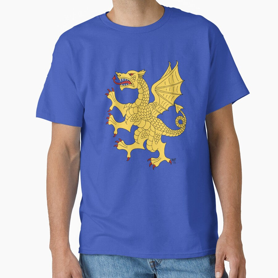 Yellow Dragon by Azure Lion Productions T-Shirts, Hoodie, Sweatshirt | BlankRebels.com (Image 1)