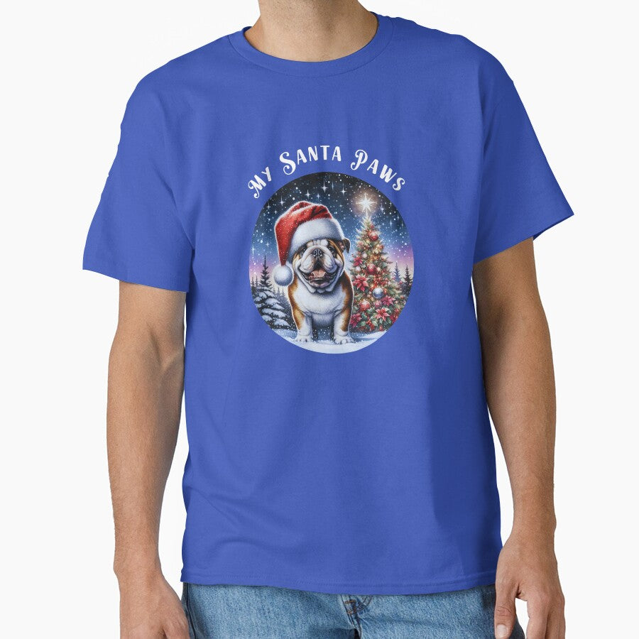 My Santa Paws Christmas for Bulldog Lovers by EldersRULE T-Shirts, Hoodie, Sweatshirt | BlankRebels.com (Image 1)